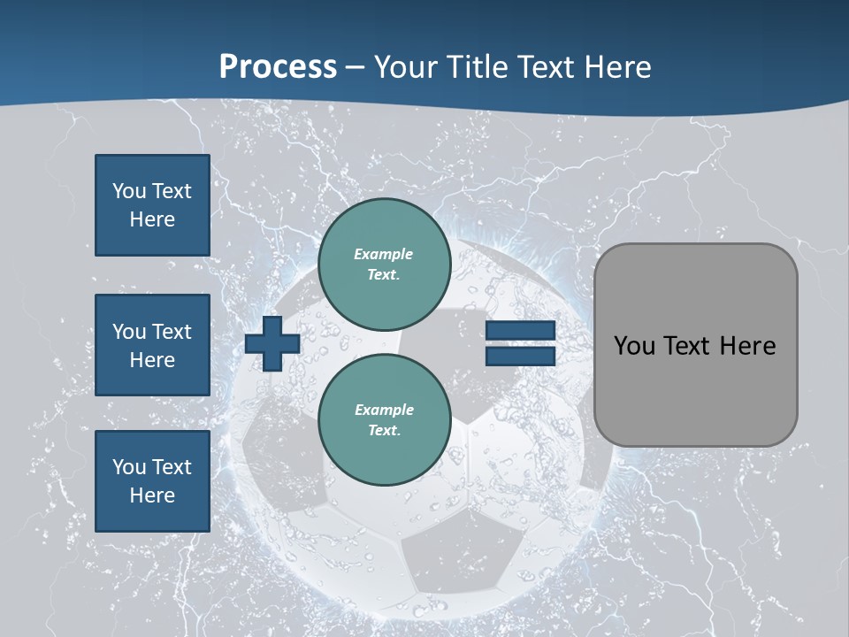Thunder Sports Isolated PowerPoint Template