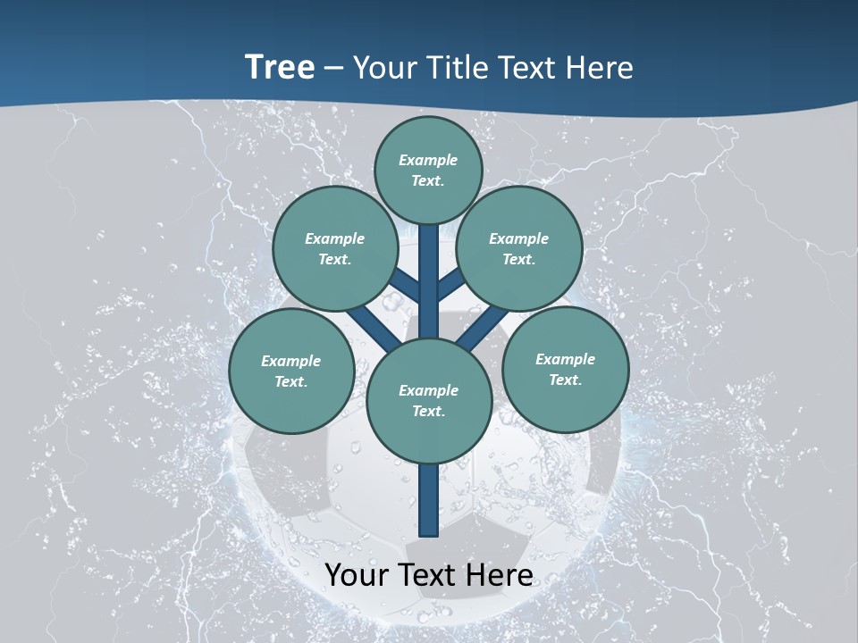 Thunder Sports Isolated PowerPoint Template