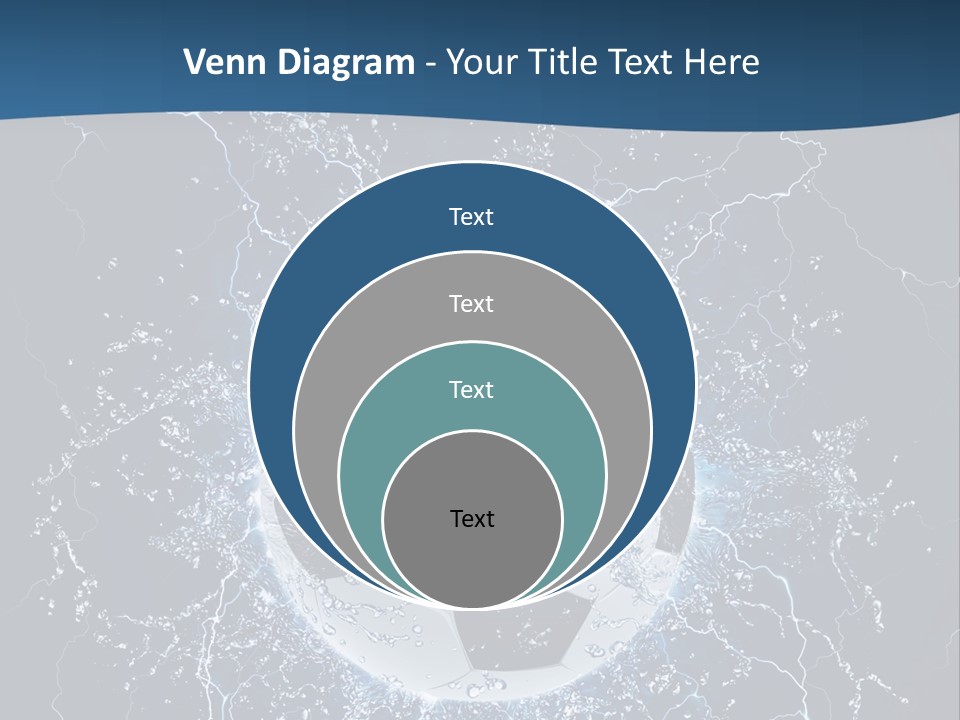 Thunder Sports Isolated PowerPoint Template