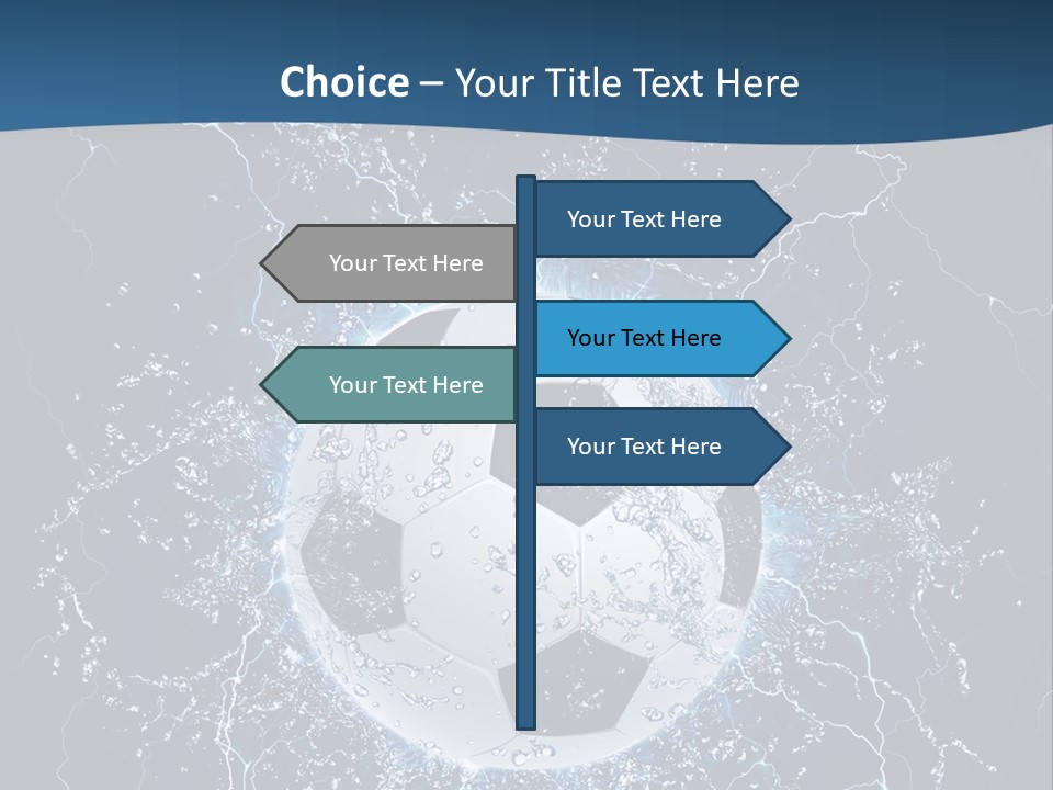 Thunder Sports Isolated PowerPoint Template