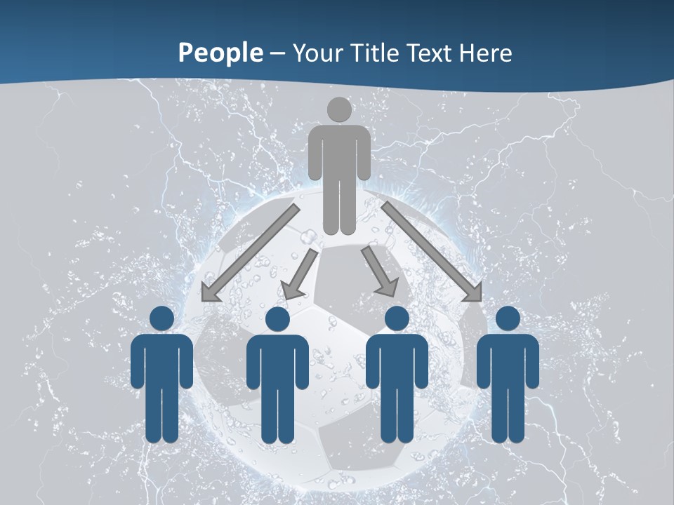 Thunder Sports Isolated PowerPoint Template