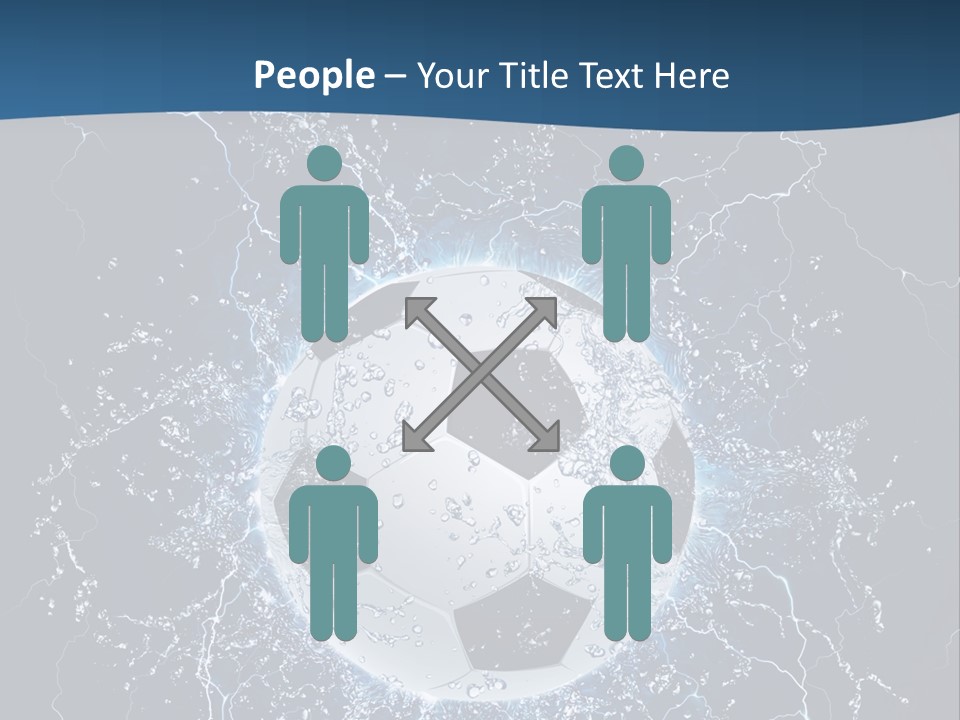 Thunder Sports Isolated PowerPoint Template