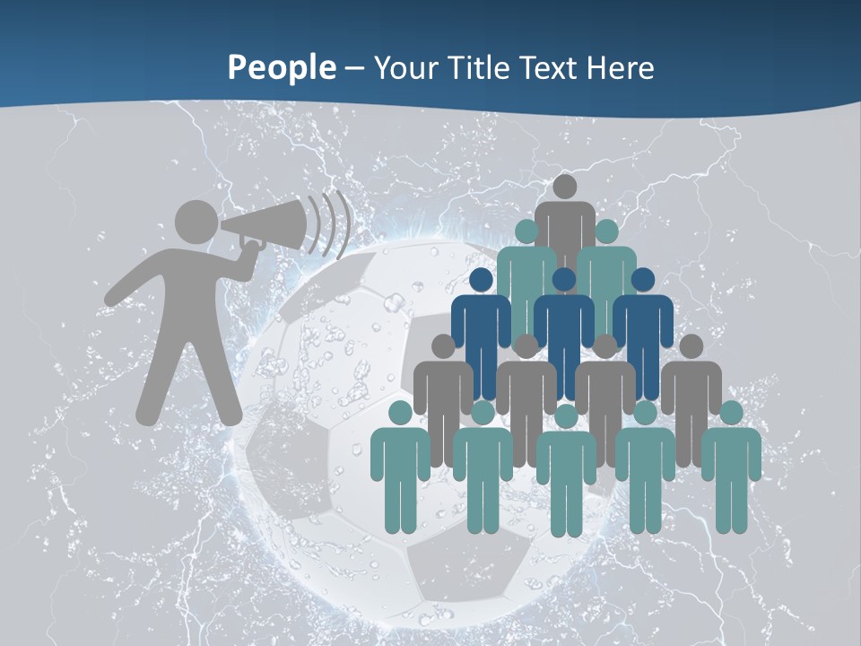 Thunder Sports Isolated PowerPoint Template