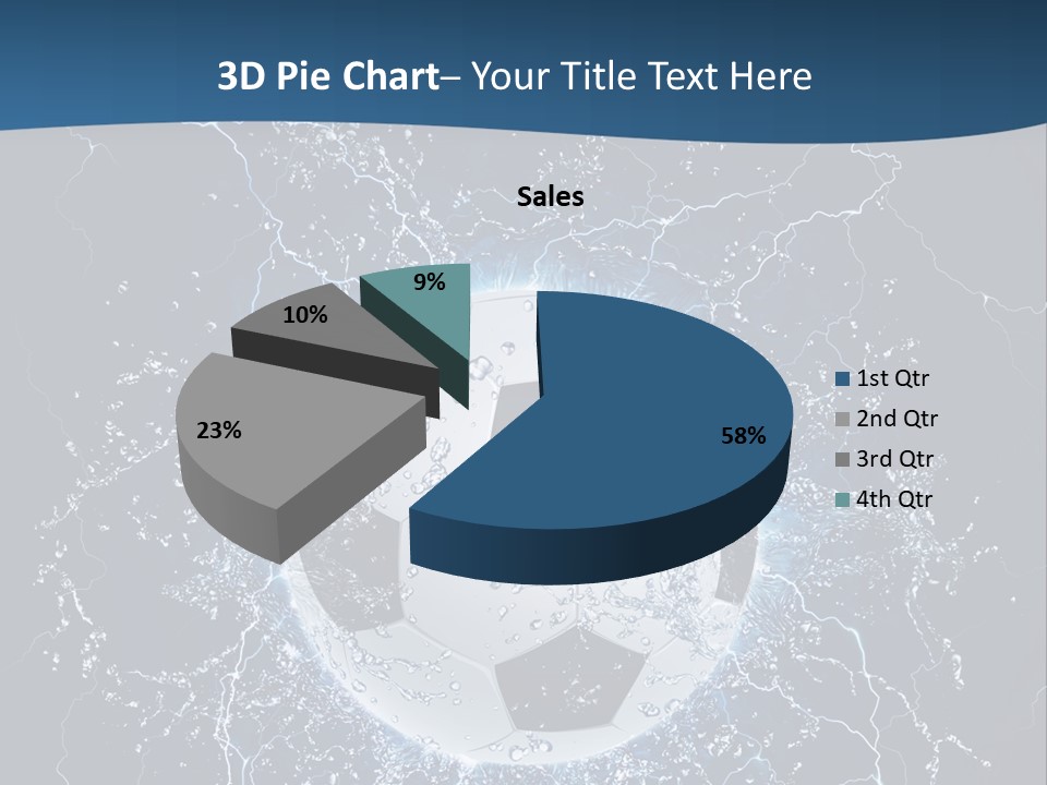 Thunder Sports Isolated PowerPoint Template