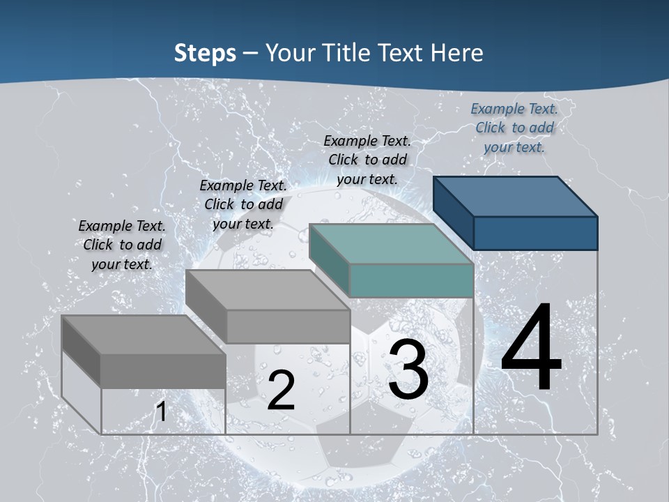 Thunder Sports Isolated PowerPoint Template