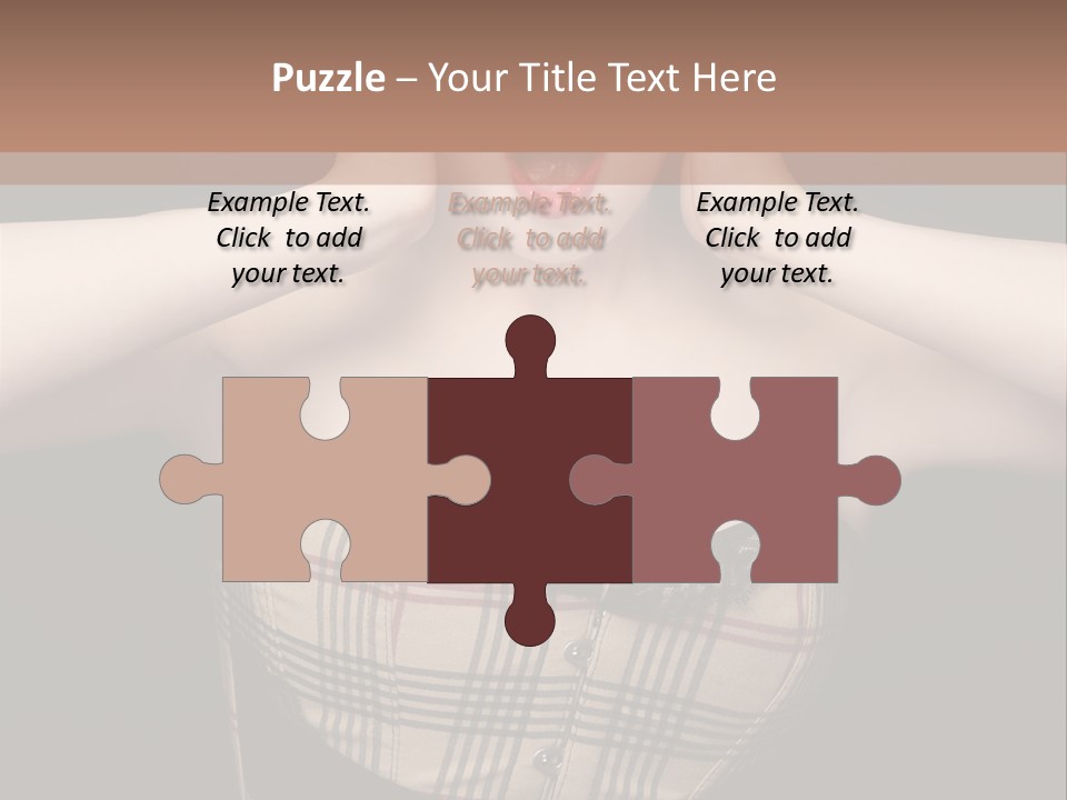 Woman Lovely Glamour PowerPoint Template