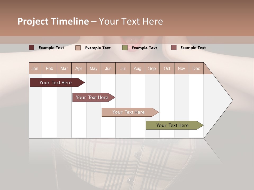 Woman Lovely Glamour PowerPoint Template