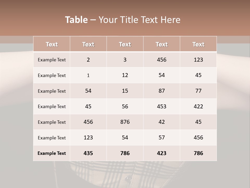 Woman Lovely Glamour PowerPoint Template