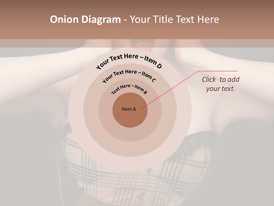 Woman Lovely Glamour PowerPoint Template