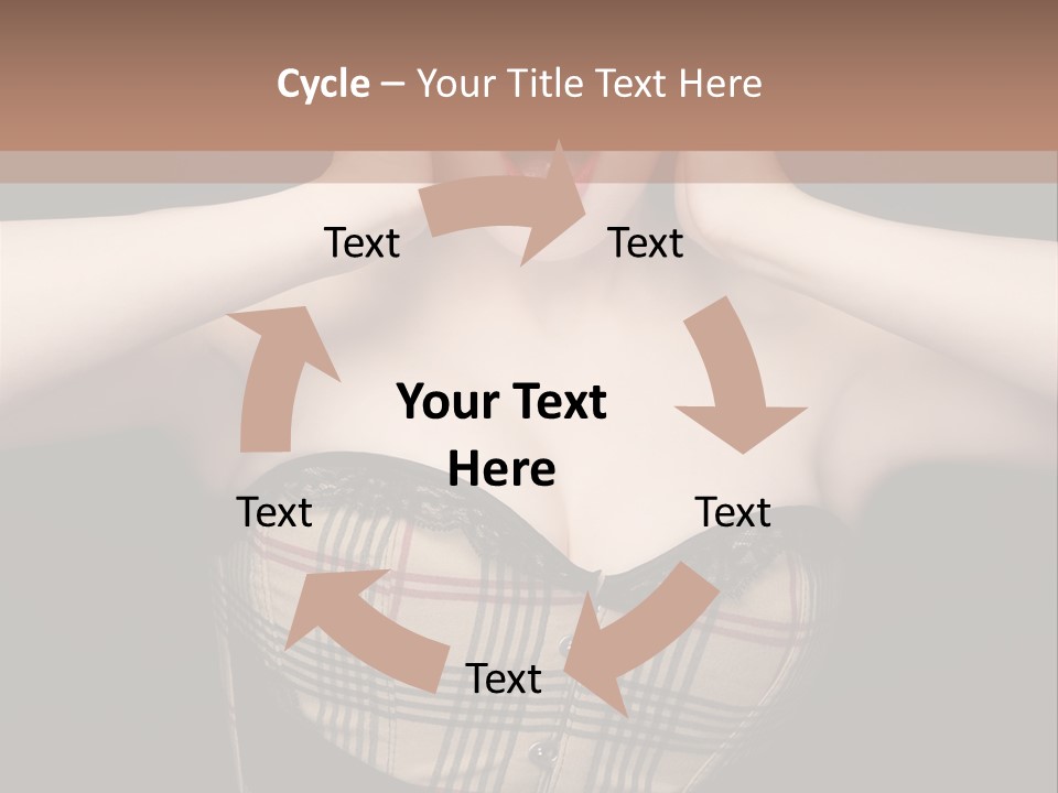 Woman Lovely Glamour PowerPoint Template