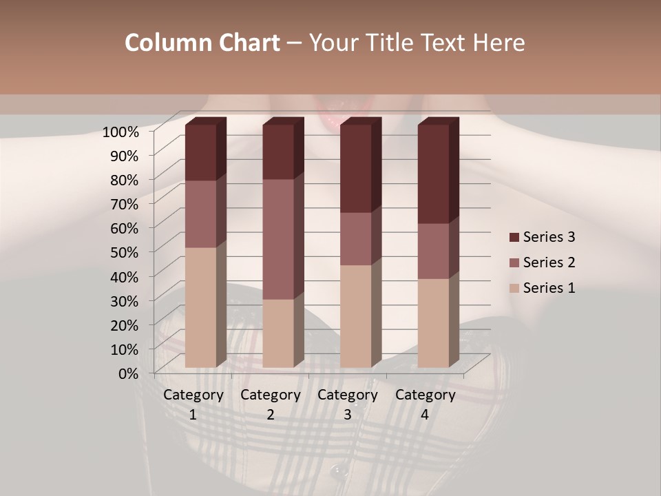 Woman Lovely Glamour PowerPoint Template