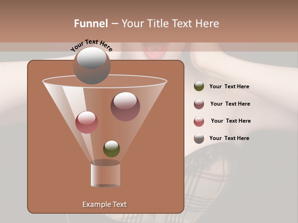 Woman Lovely Glamour PowerPoint Template