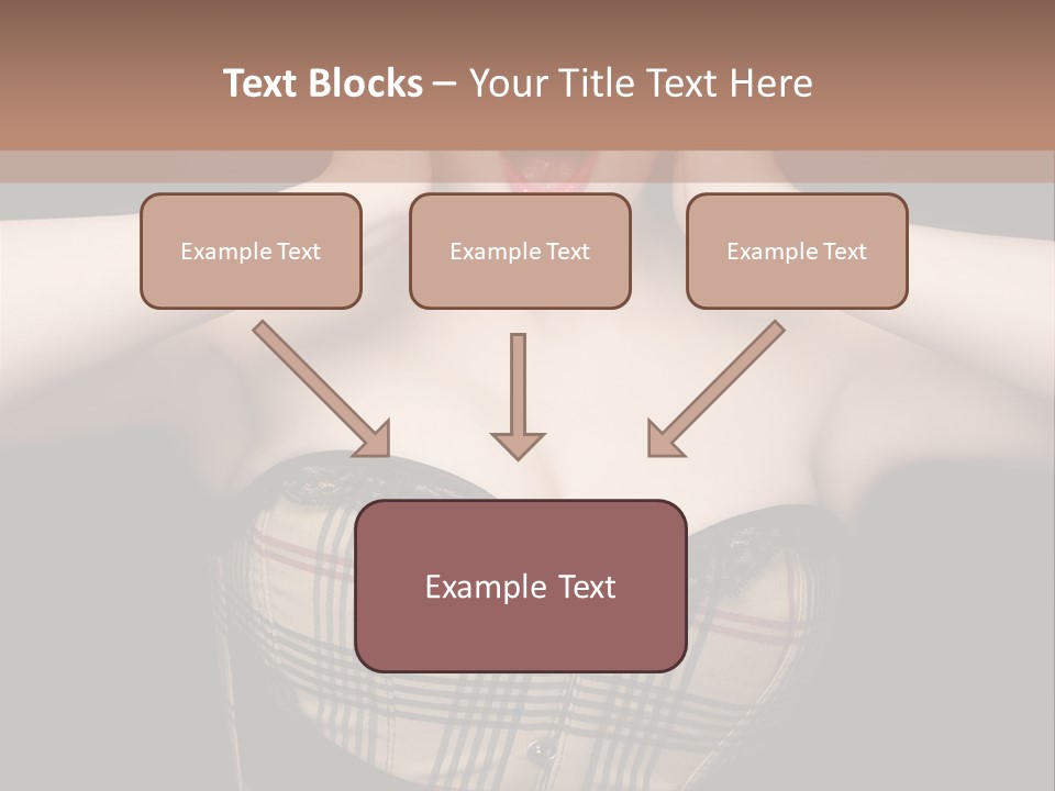 Woman Lovely Glamour PowerPoint Template