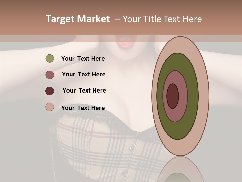 Woman Lovely Glamour PowerPoint Template