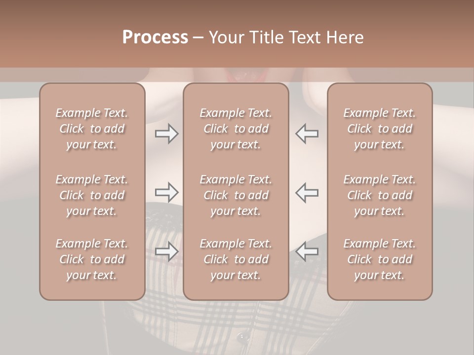 Woman Lovely Glamour PowerPoint Template