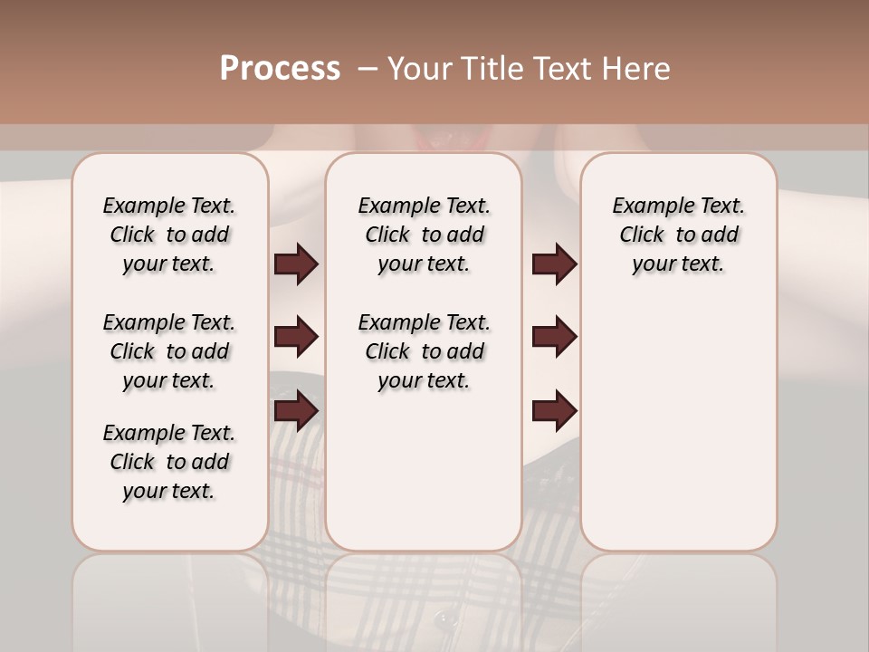 Woman Lovely Glamour PowerPoint Template
