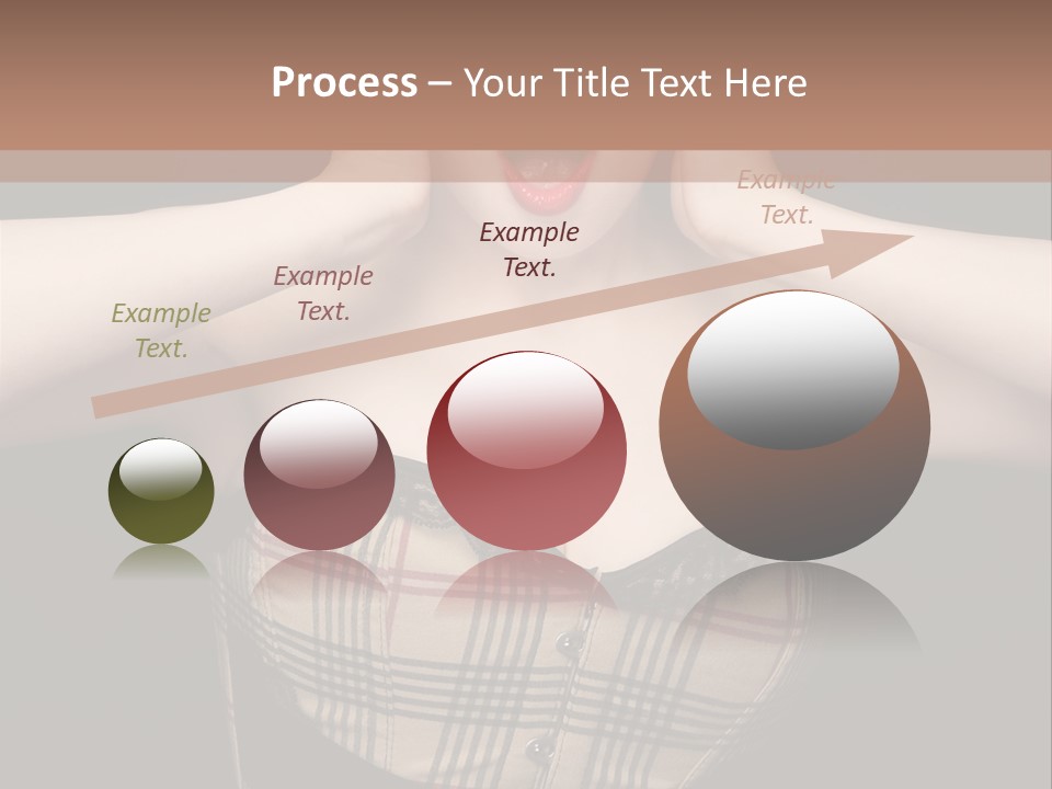 Woman Lovely Glamour PowerPoint Template