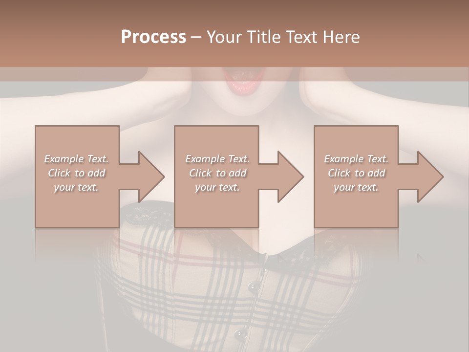 Woman Lovely Glamour PowerPoint Template