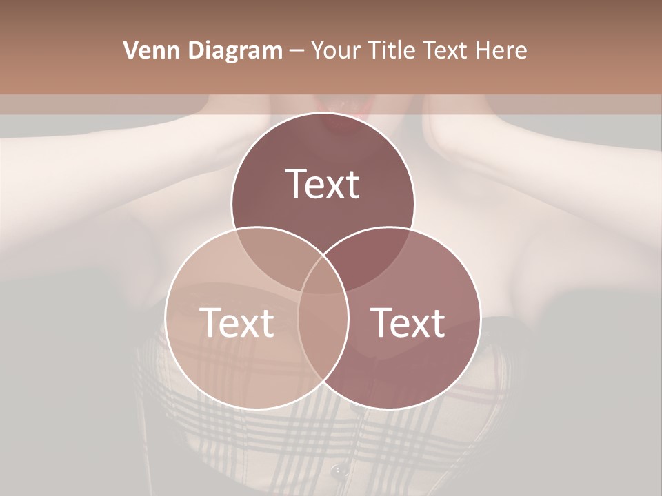 Woman Lovely Glamour PowerPoint Template