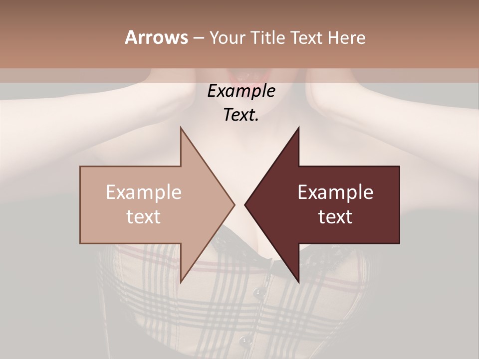 Woman Lovely Glamour PowerPoint Template