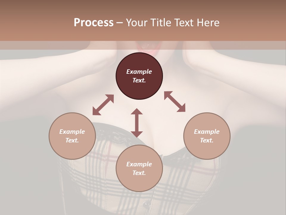 Woman Lovely Glamour PowerPoint Template