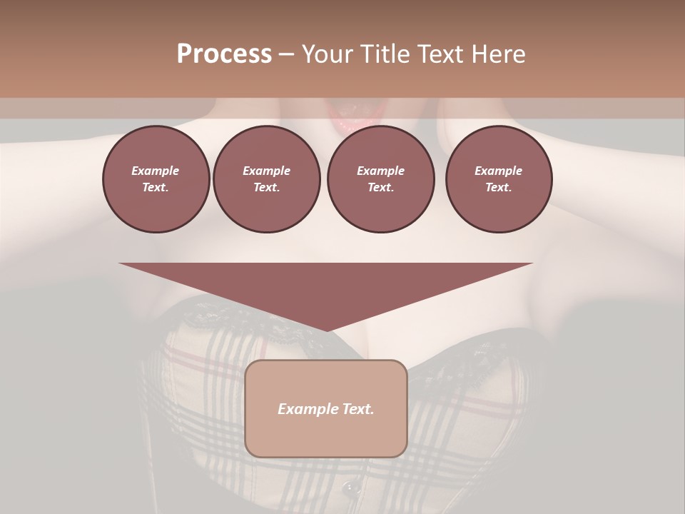 Woman Lovely Glamour PowerPoint Template