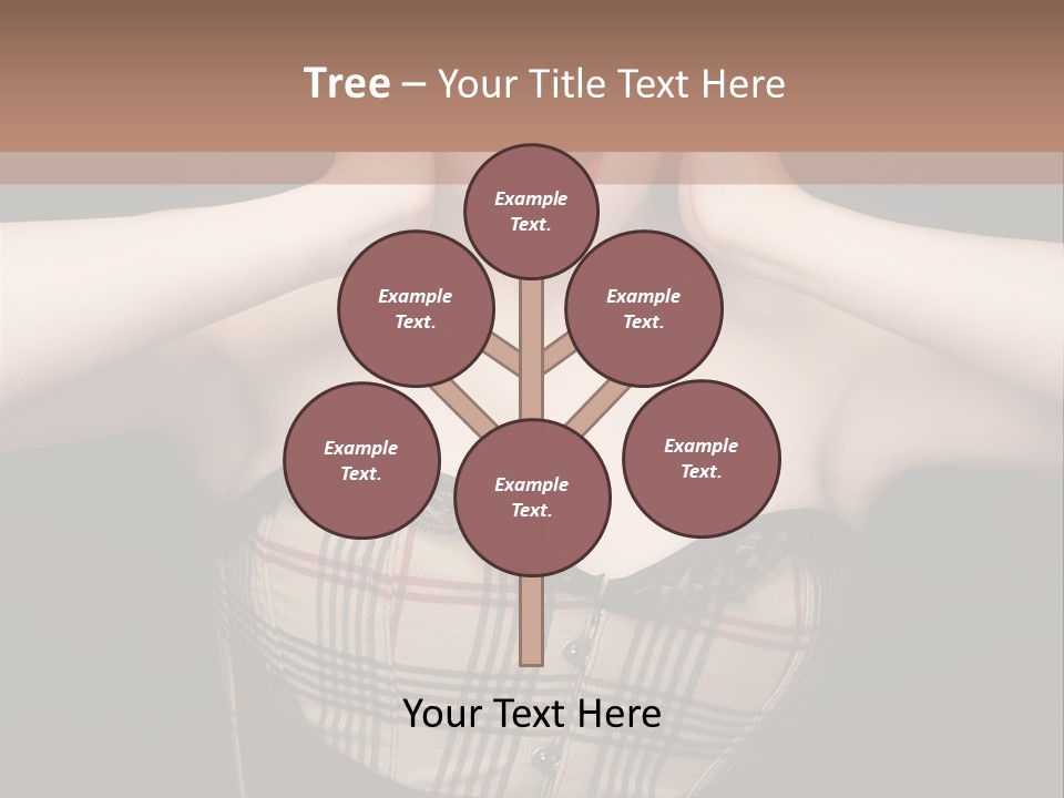 Woman Lovely Glamour PowerPoint Template