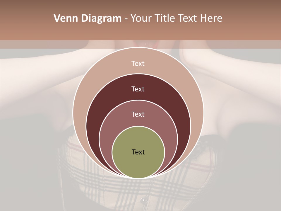 Woman Lovely Glamour PowerPoint Template