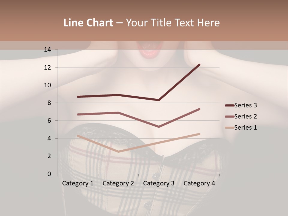 Woman Lovely Glamour PowerPoint Template