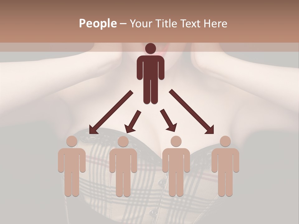 Woman Lovely Glamour PowerPoint Template