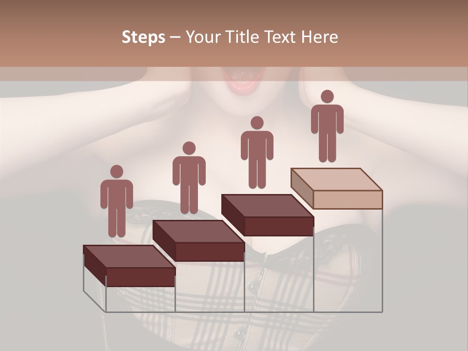 Woman Lovely Glamour PowerPoint Template