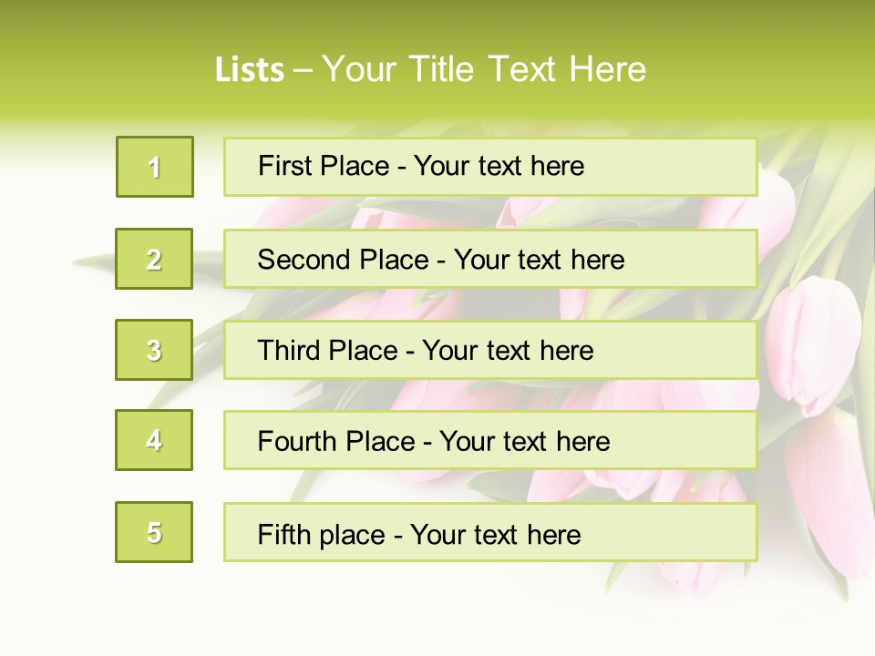 Flora Backgrounds Floral PowerPoint Template
