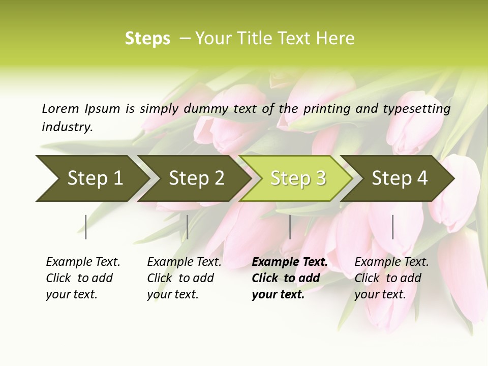 Flora Backgrounds Floral PowerPoint Template