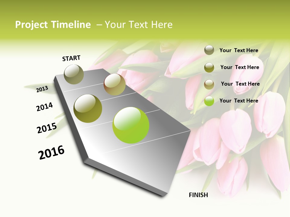 Flora Backgrounds Floral PowerPoint Template