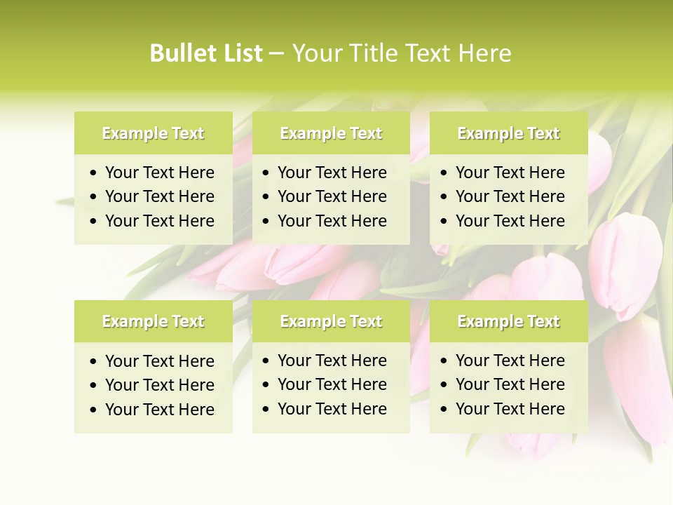 Flora Backgrounds Floral PowerPoint Template