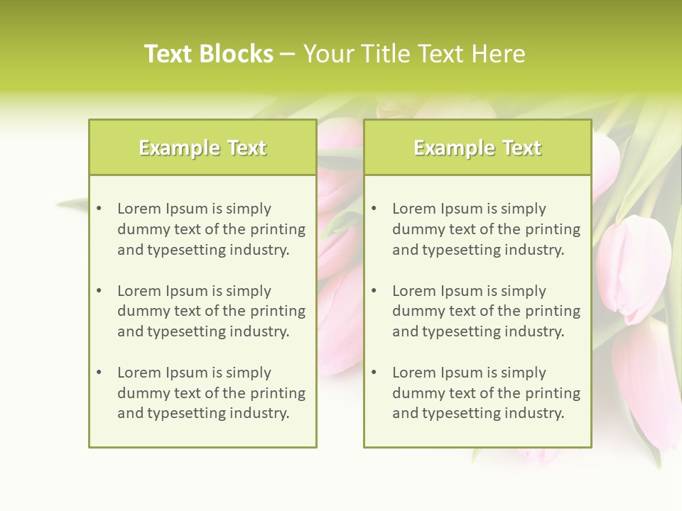 Flora Backgrounds Floral PowerPoint Template