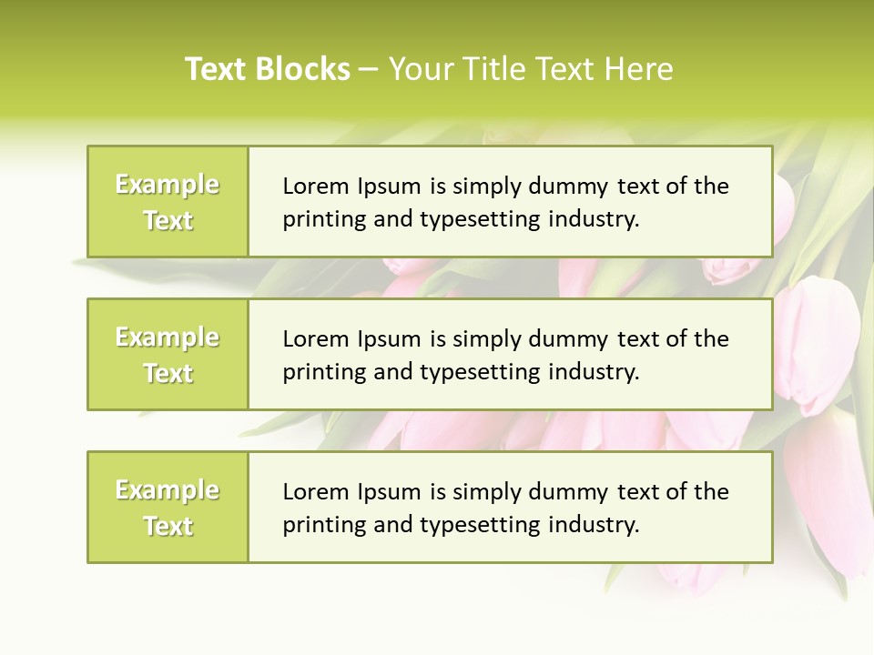Flora Backgrounds Floral PowerPoint Template