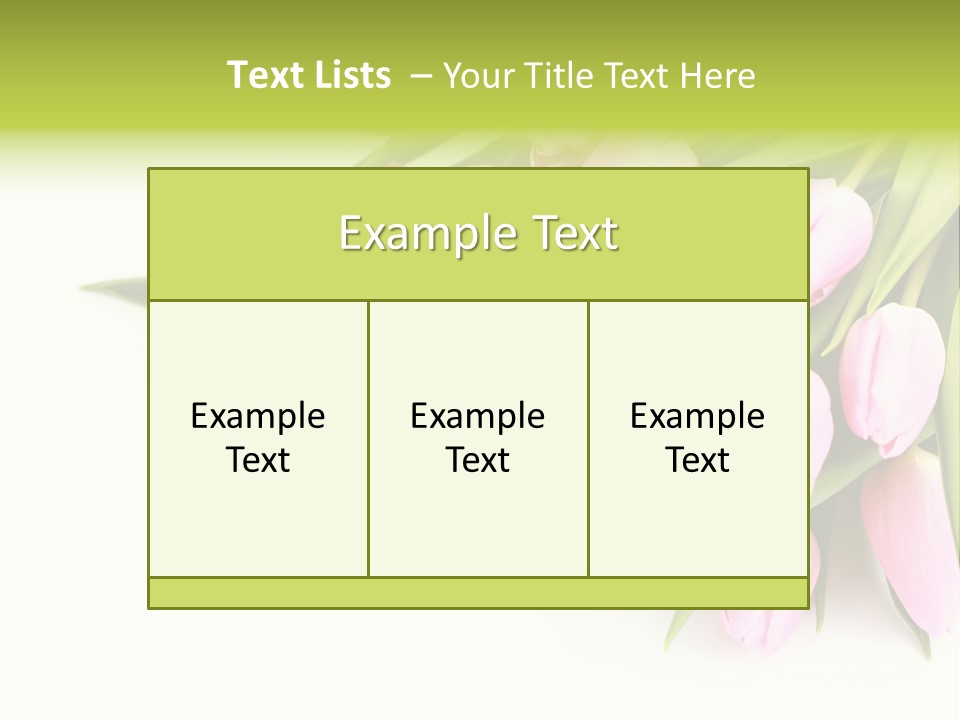Flora Backgrounds Floral PowerPoint Template