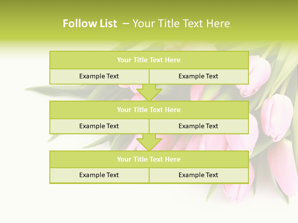 Flora Backgrounds Floral PowerPoint Template