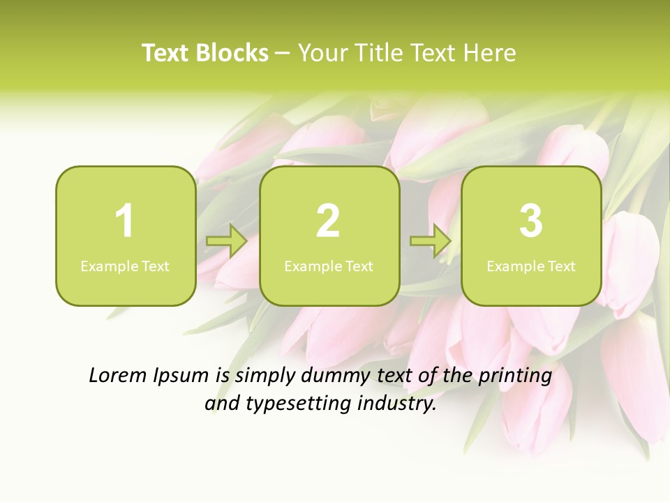 Flora Backgrounds Floral PowerPoint Template