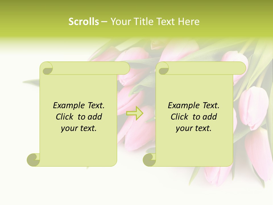 Flora Backgrounds Floral PowerPoint Template