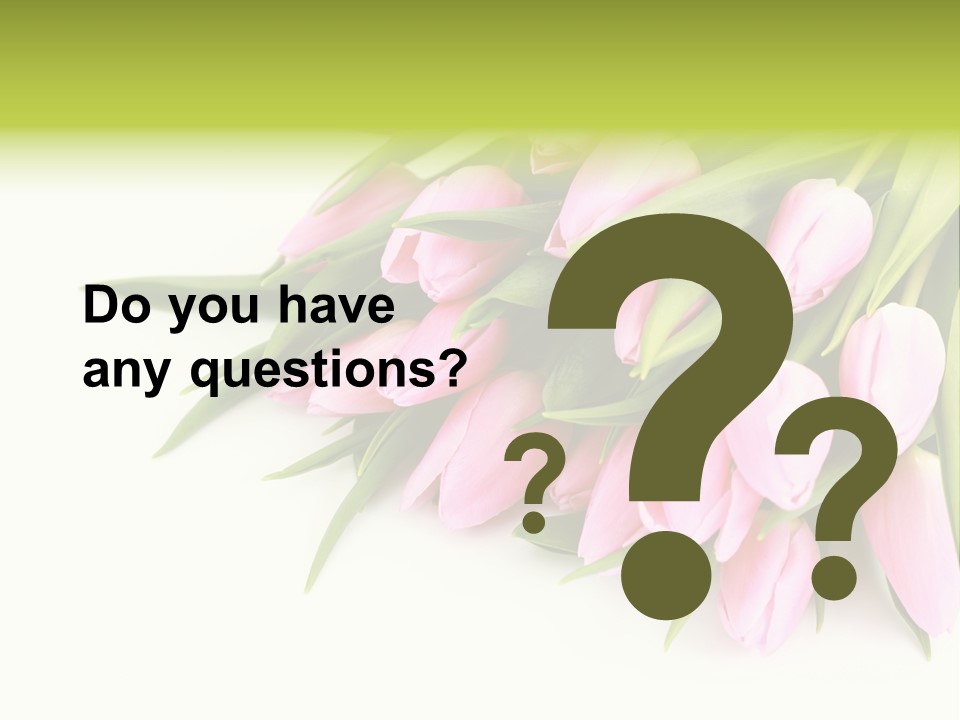 Flora Backgrounds Floral PowerPoint Template