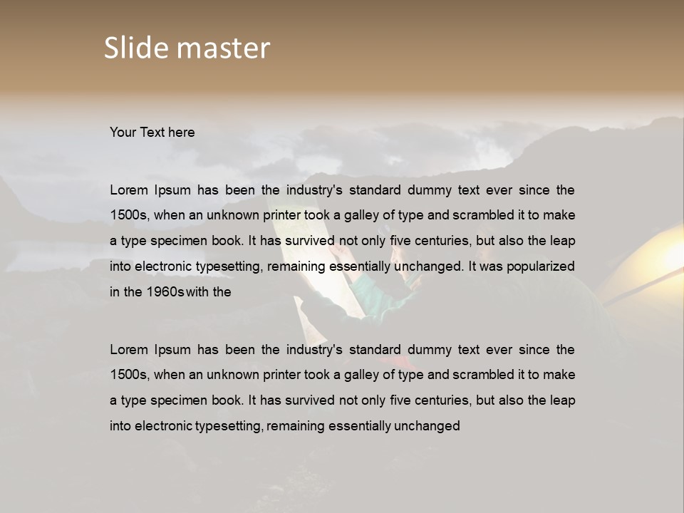 Trek Night Leisure PowerPoint Template