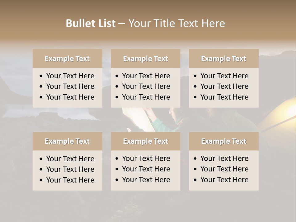 Trek Night Leisure PowerPoint Template