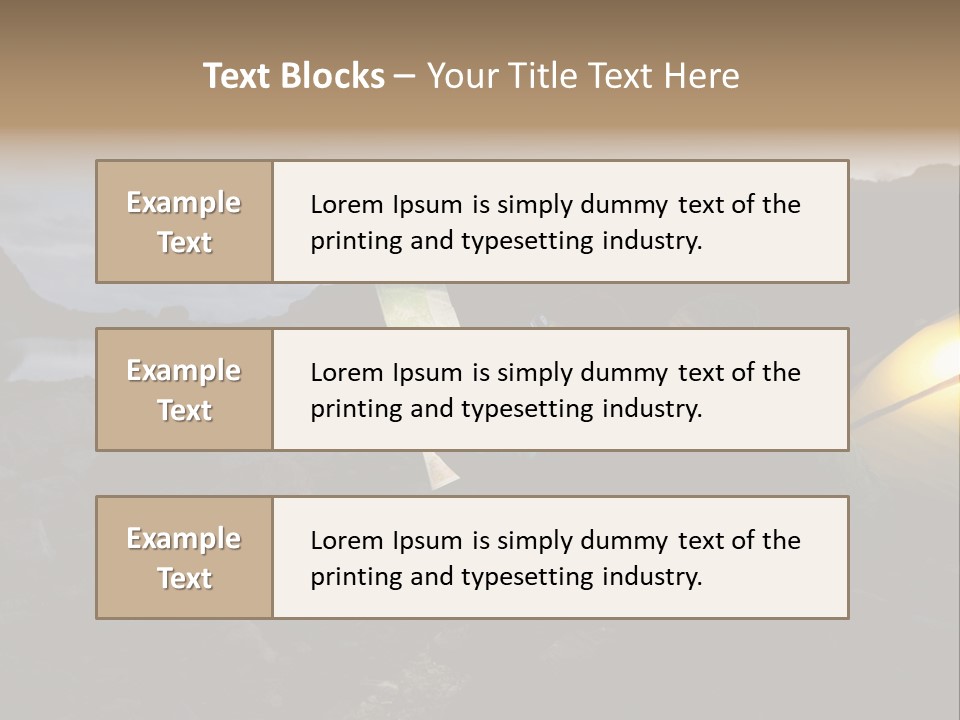 Trek Night Leisure PowerPoint Template