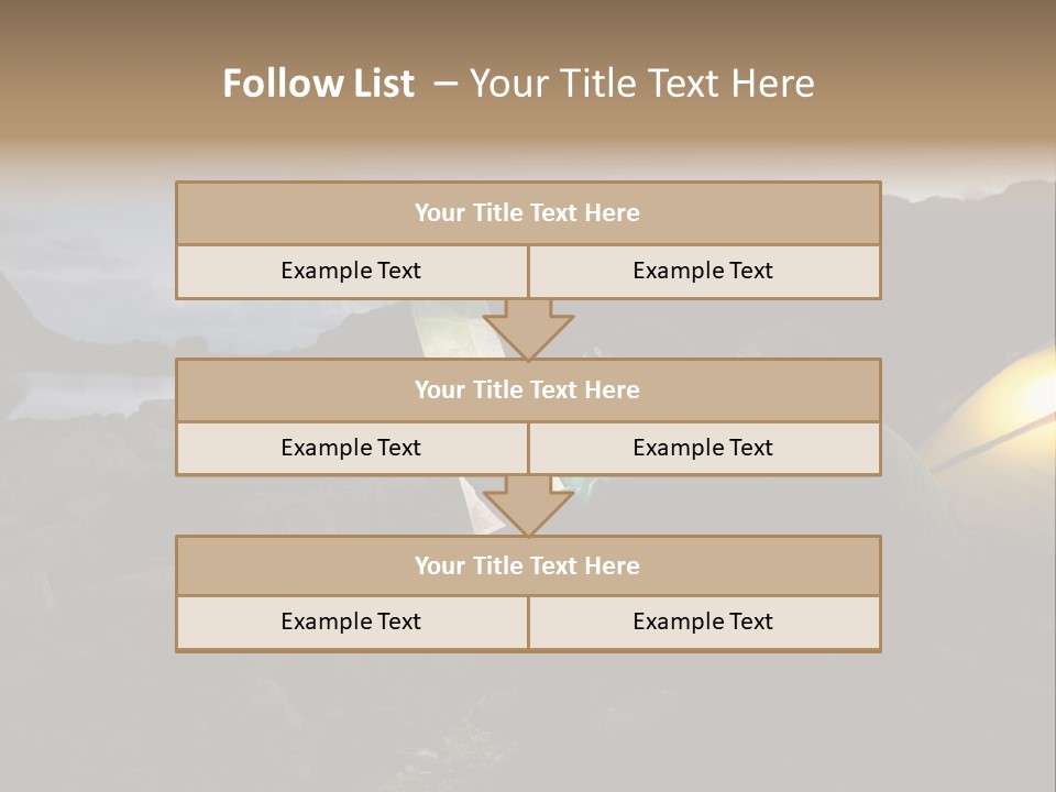 Trek Night Leisure PowerPoint Template