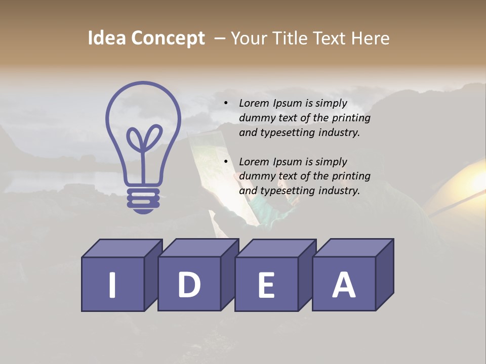 Trek Night Leisure PowerPoint Template