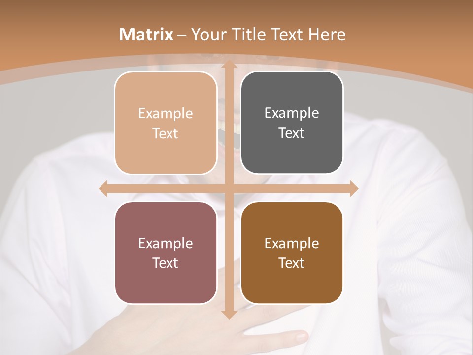 Facial Handsome Wow PowerPoint Template