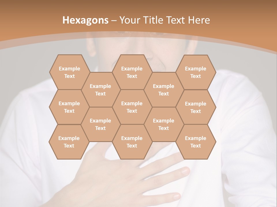 Facial Handsome Wow PowerPoint Template