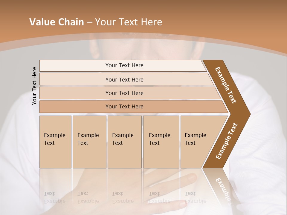 Facial Handsome Wow PowerPoint Template